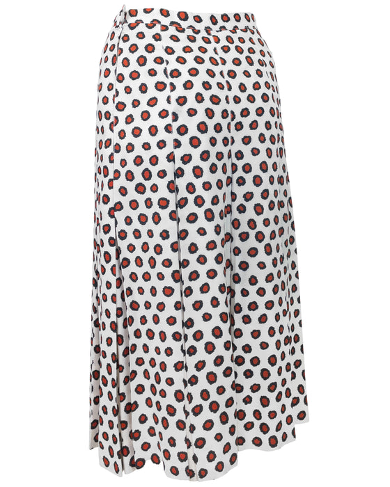 Red & Black Polka Dot Skirt