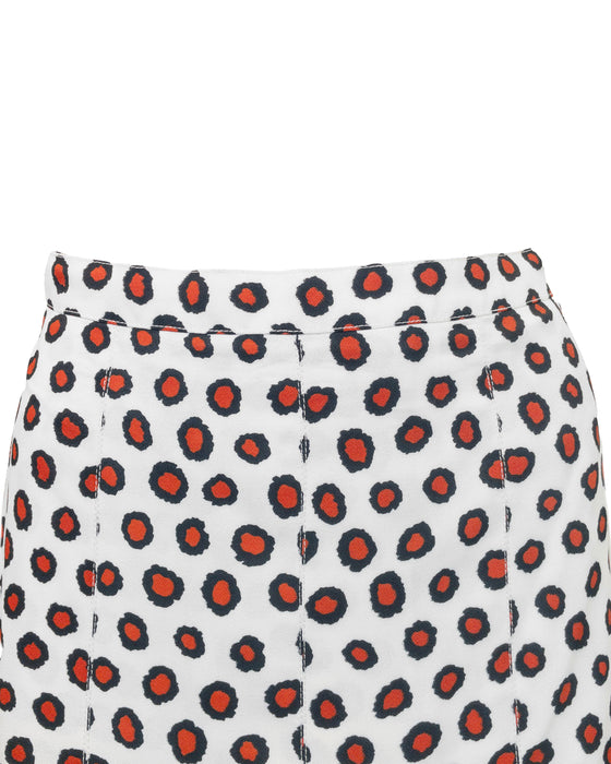 Red & Black Polka Dot Skirt