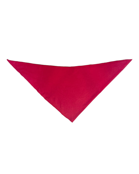 Red Wool Triangular Scarf
