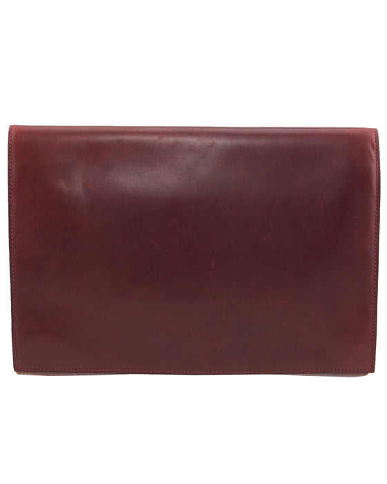 Maroon Leather Portfolio