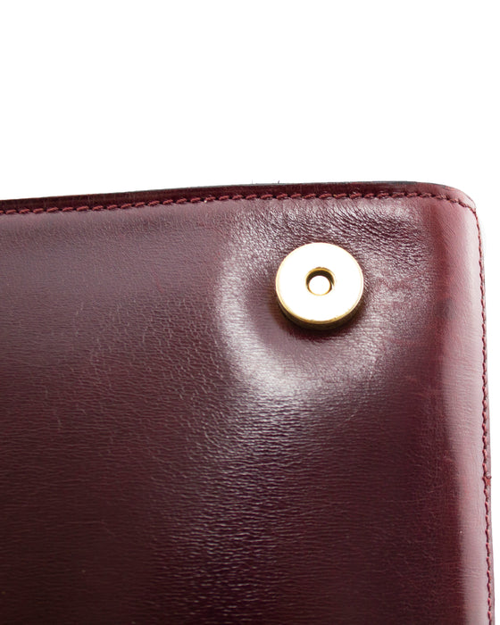Maroon Leather Portfolio