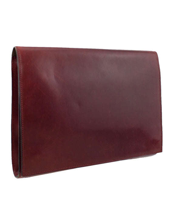 Maroon Leather Portfolio