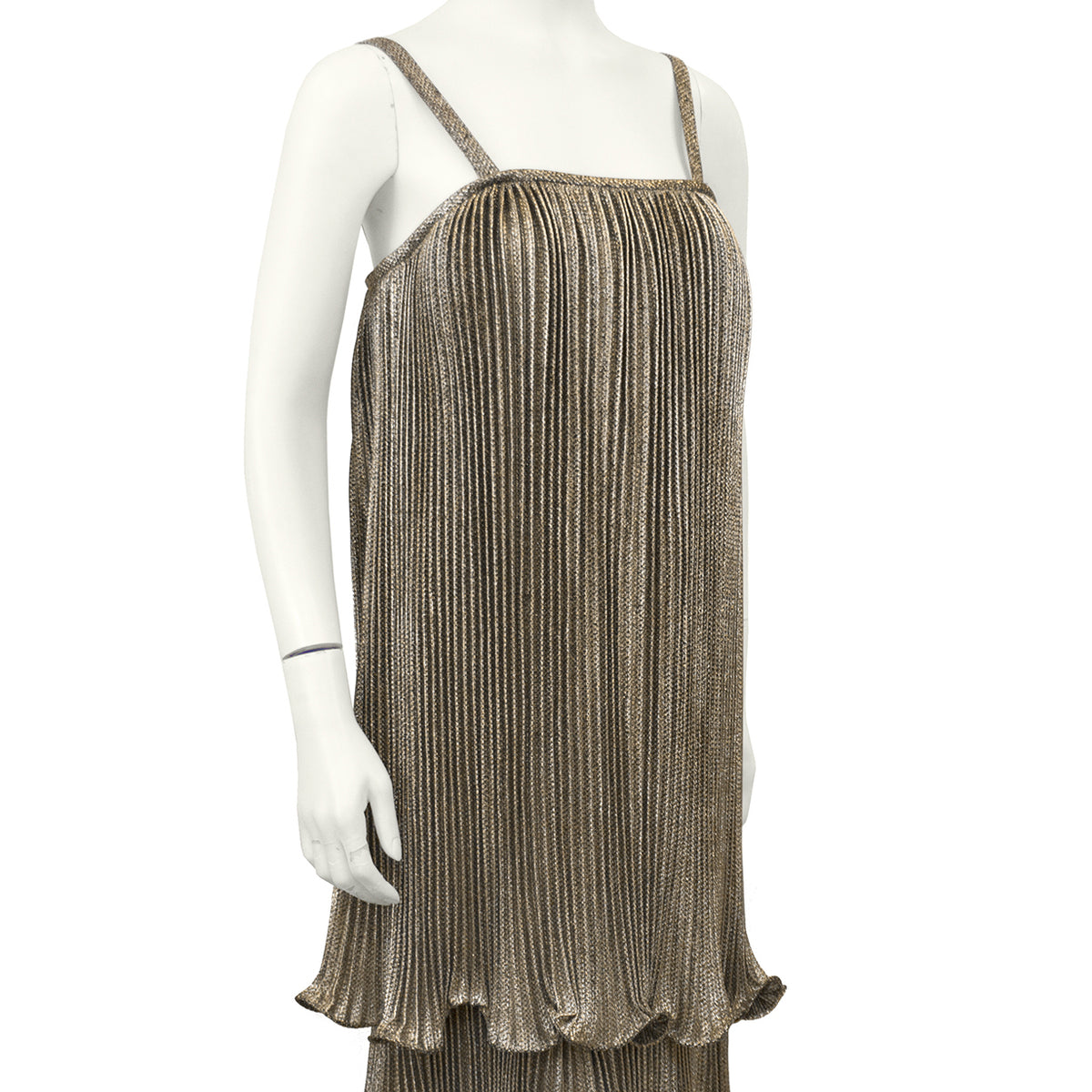 pleated flapper dress Antique Black Silk Chiffon Green Gold Beaded 1920s Art Deco Flapper Dress Pleated Ribbon Delicate AS IS