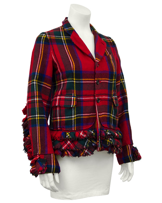 Red Tartan Wool Jacket, Autumn / Winter 2000