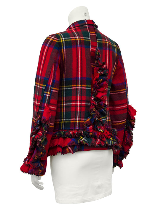 Red Tartan Wool Jacket, Autumn / Winter 2000