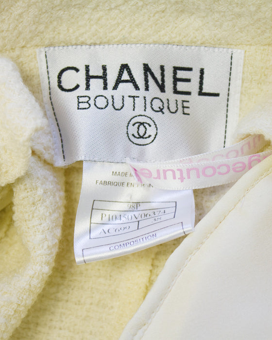 Cream Short Sleeve Suit