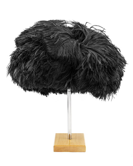 Black Feather Hat