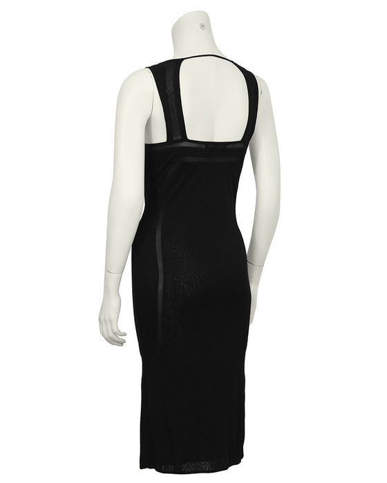 Black Mesh Dress – Vintage Couture