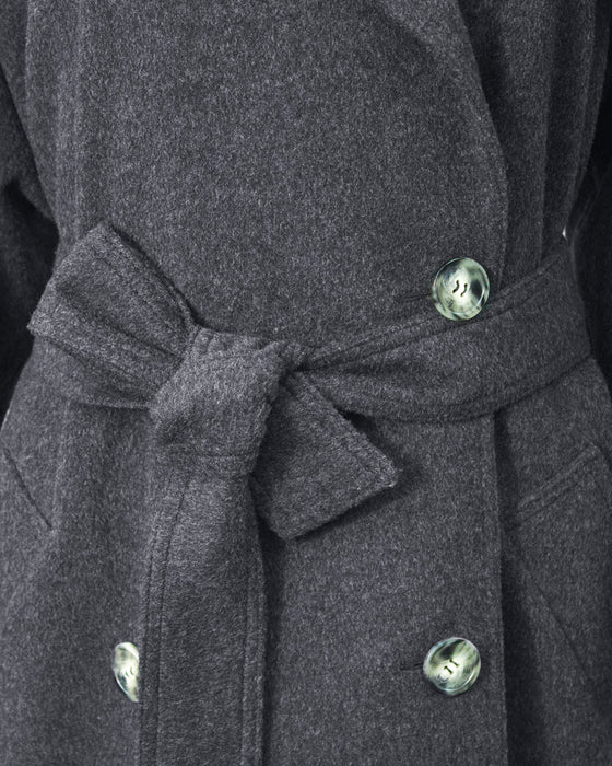 Grey Wool Coat – Vintage Couture