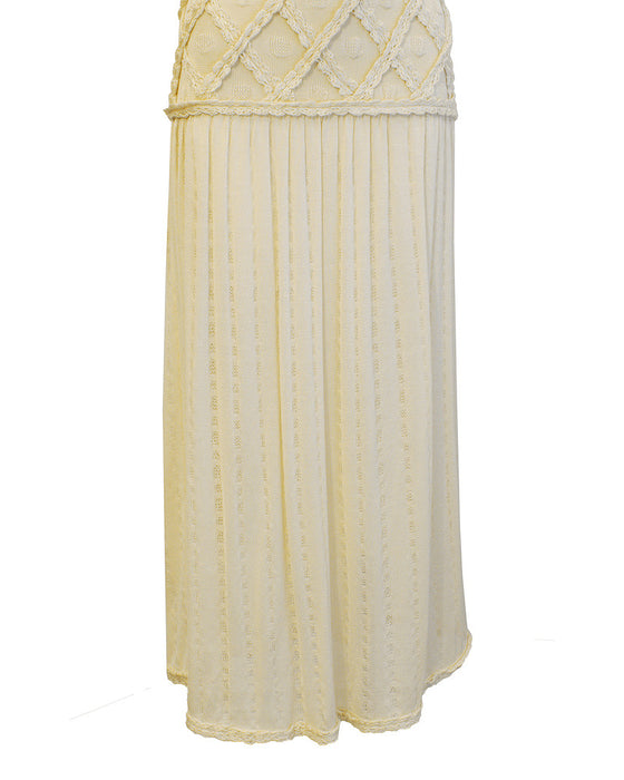 Cream Knit Dress
