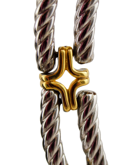 Silver and Gold Choker Necklace