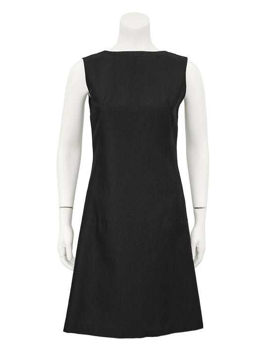 Black Cocktail Shift Dress