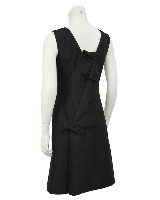 Black Cocktail Shift Dress