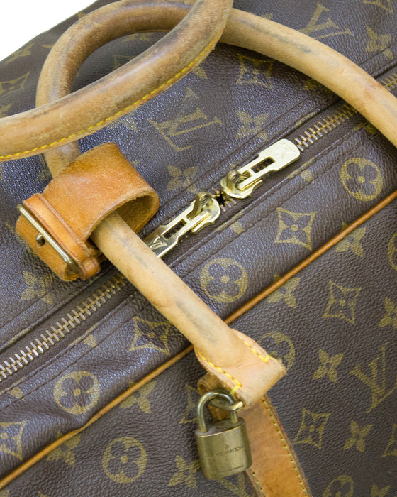Brown and Tan 'Sirius 60' Monogram Suitcase