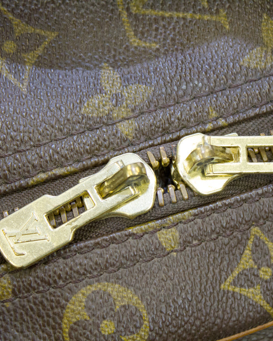 Brown and Tan 'Sirius 60' Monogram Suitcase