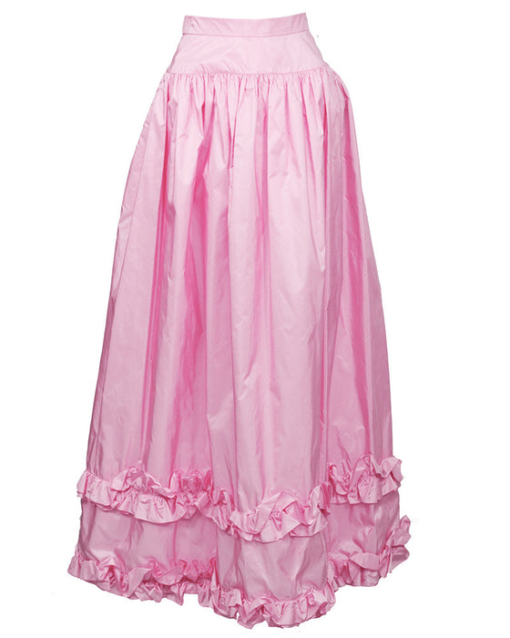 Pink Taffeta Evening Ensemble