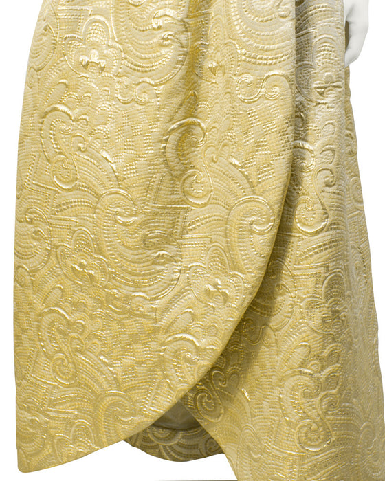 Gold Brocade Gown