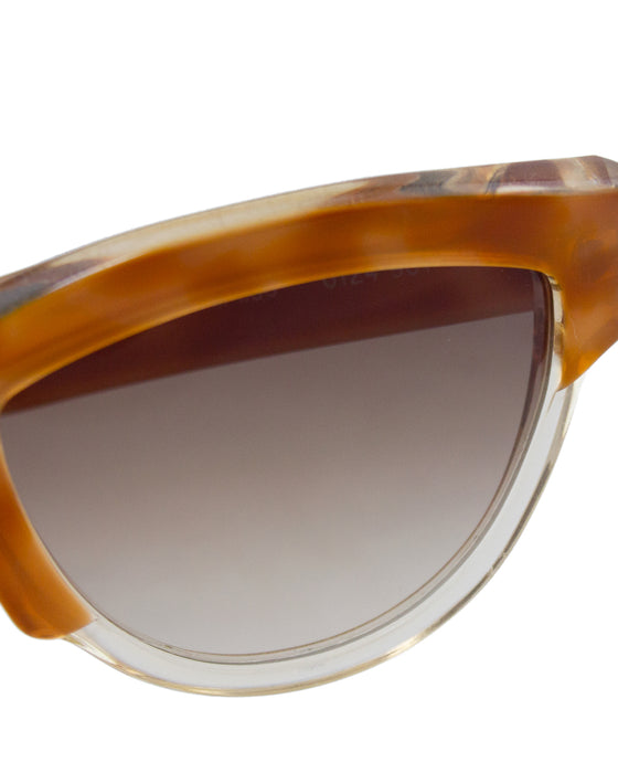 Brown and Clear Sunglasses