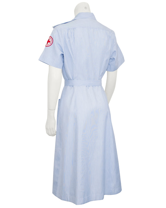 Blue American Red Cross Volunteer Uniform Mint Condition