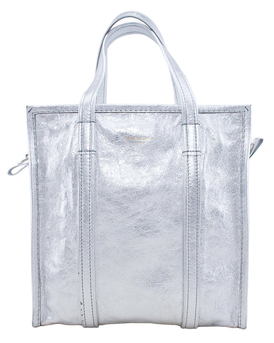 Silver Aaj Bazar Shopper Tote