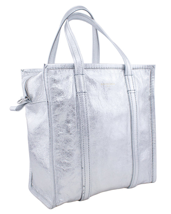 Silver Aaj Bazar Shopper Tote