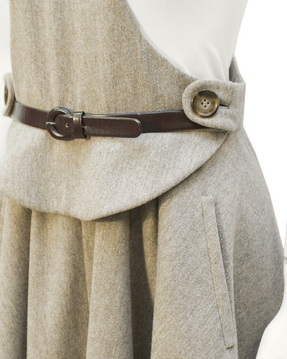 Beige wool 'lollipop' dress