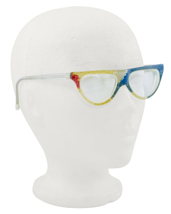 Betty Jackson Blue, Yellow and Red Glasses