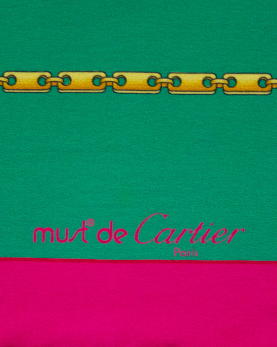 Green & Pink Silk Scarf