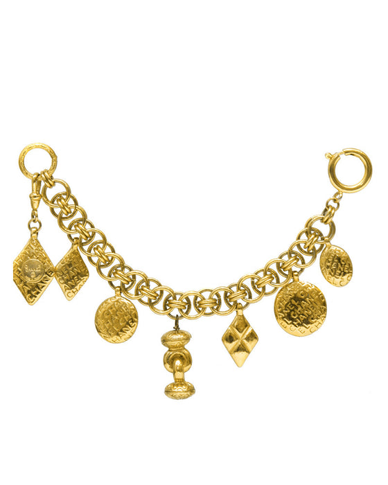 Chanel Vintage Gold CC Logo Charm Necklace – Amarcord Vintage Fashion