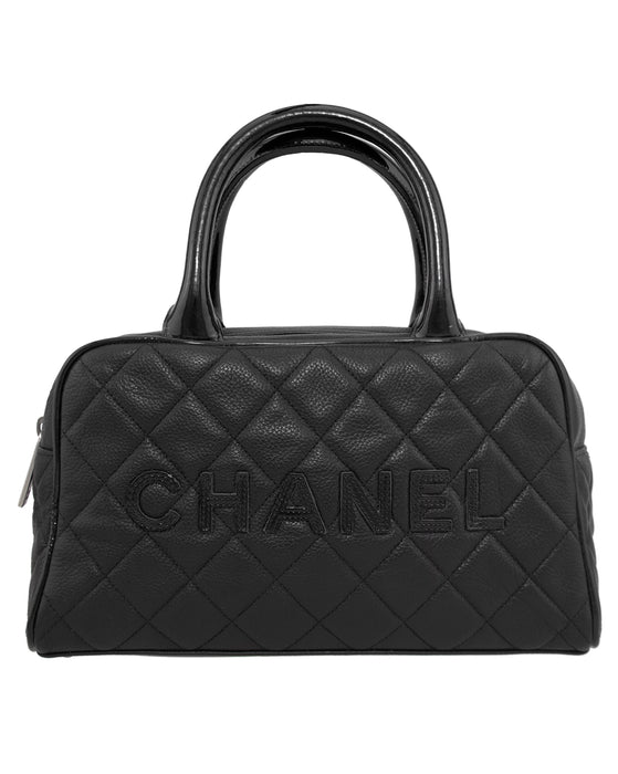 chanel camera bag black