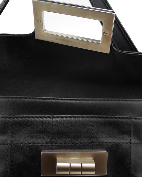 Black Quilted Reissue Mini Bag