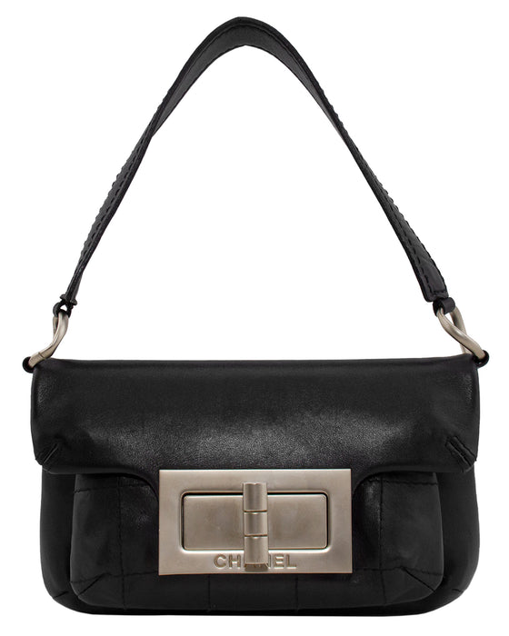 Black Quilted Reissue Mini Bag