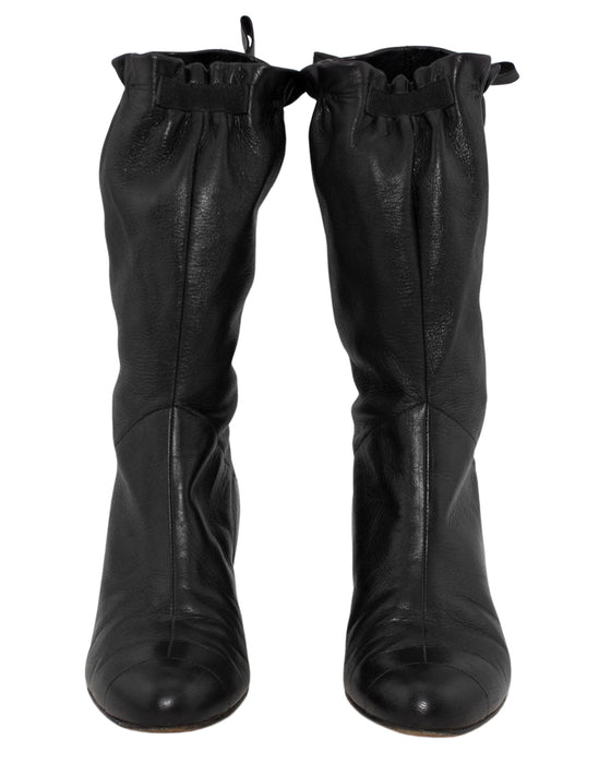 Black Leather Boots