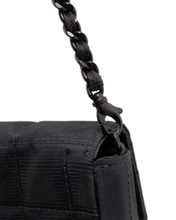 2000s Black Nylon Travel East West Bag