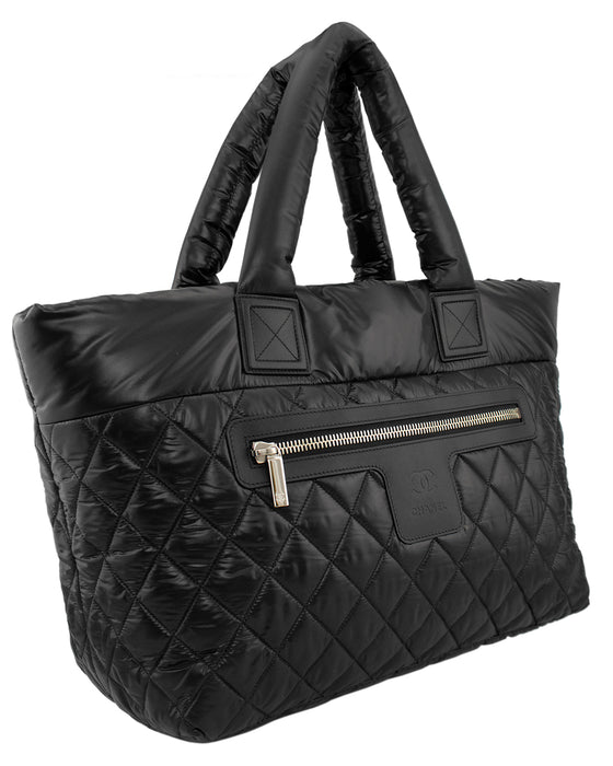 CHANEL, Bags, Authentic Cocoon Coco Quilted Chanel Trolley Black