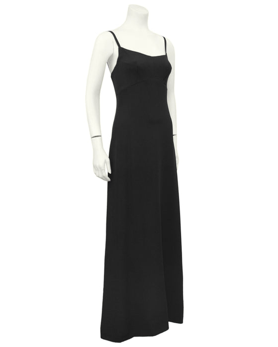Black Haute Couture Silk Gown