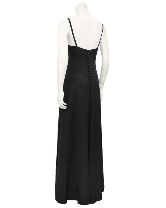 Black Haute Couture Silk Gown