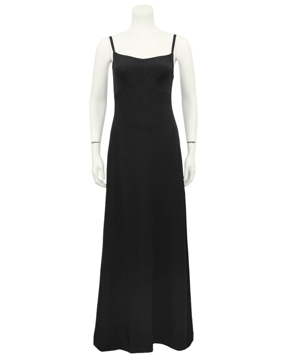 Black Haute Couture Silk Gown