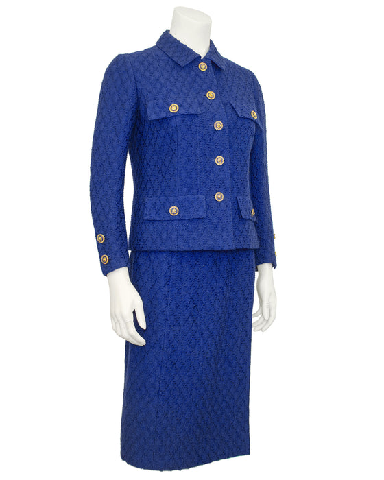 Royal Blue Skirt Suit