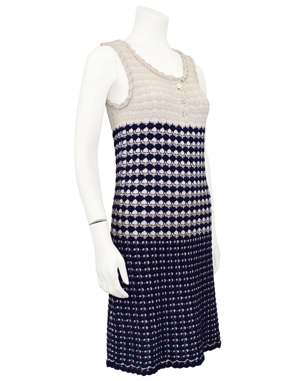 Chanel Sleeveless Knit Dress