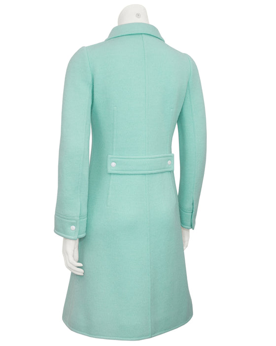 Mint Green Space Age Zip Front Dress