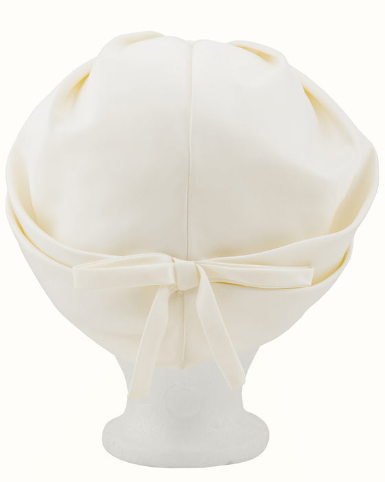 Cream Silk Turban