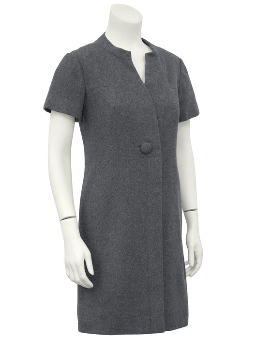 Grey Wool Dress