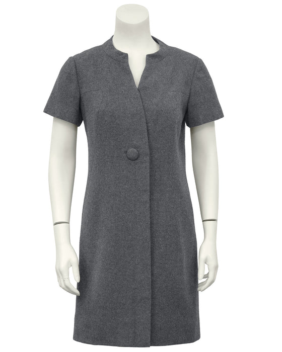 Grey Wool Dress