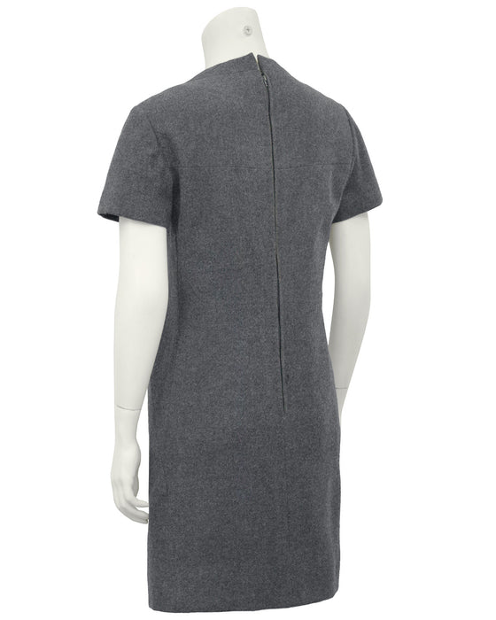 Grey Wool Dress