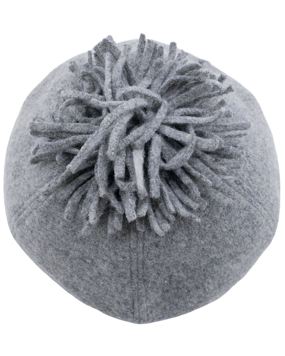 Grey Wool Beret