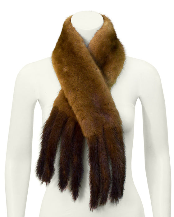 Brown Mink scarf