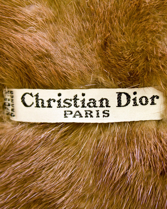Brown Mink scarf