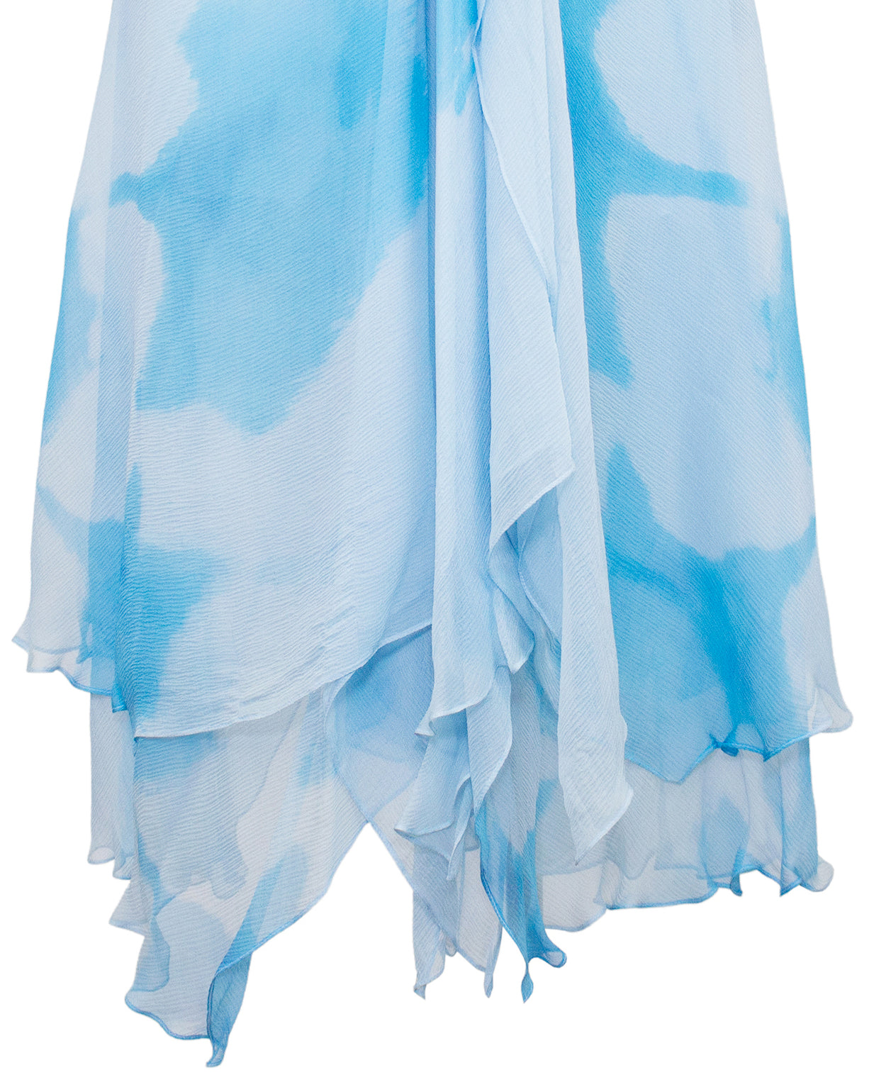Gozzip Jade dress Blue watercolor