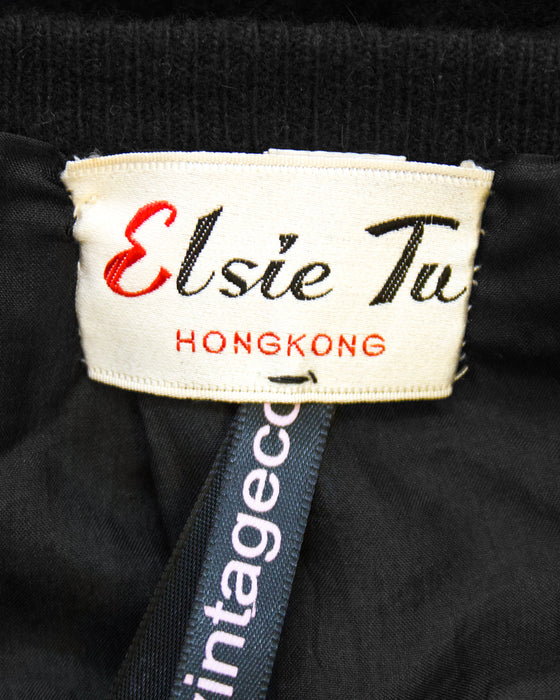 Black Hong Kong Beaded Sweater